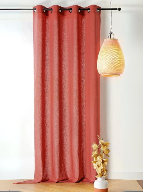 Cortina translúcida de poli/lin - Kiabi