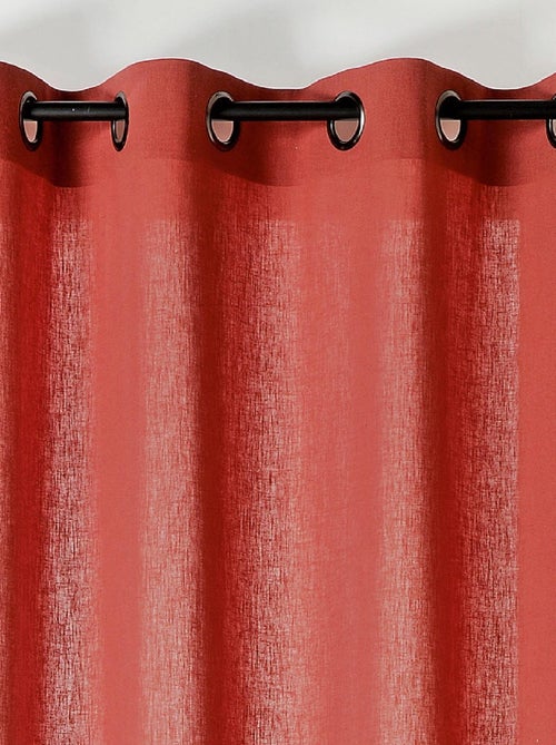 Cortina translúcida de poli/lin - Kiabi