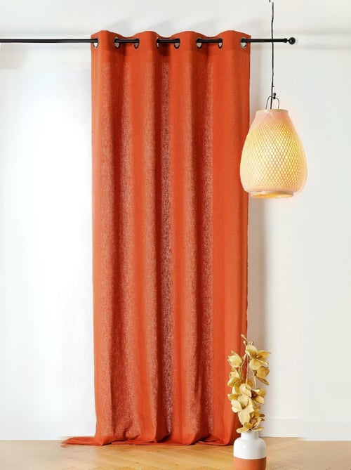 Cortina translúcida de poli/lin - Kiabi