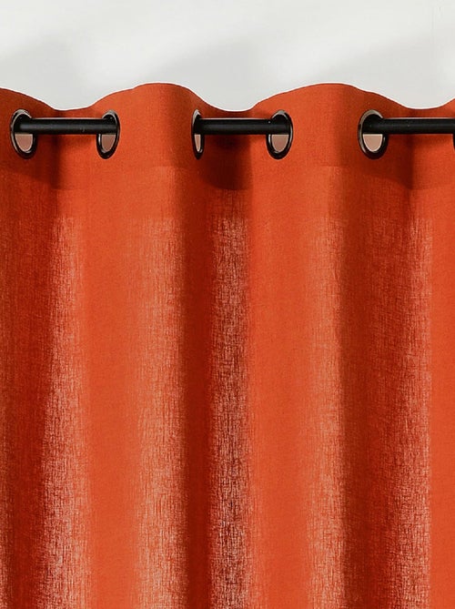 Cortina translúcida de poli/lin - Kiabi