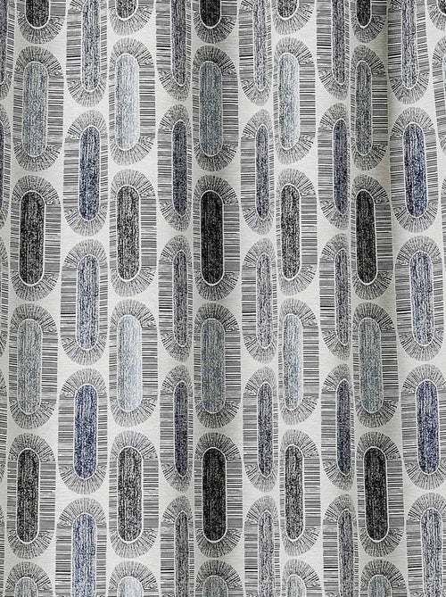 Cortina traslúcida con motivos retro - Kiabi