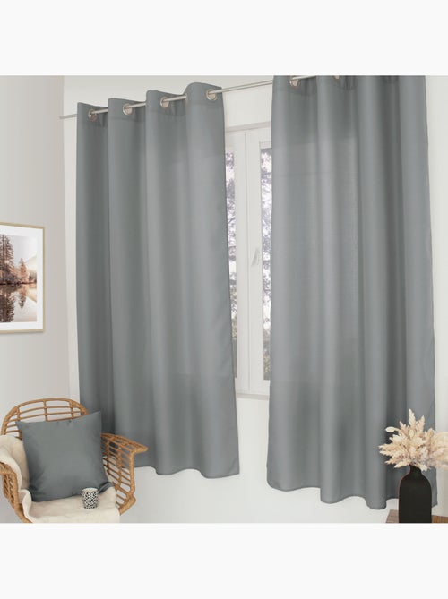 Cortina unida con ollaos - Kiabi