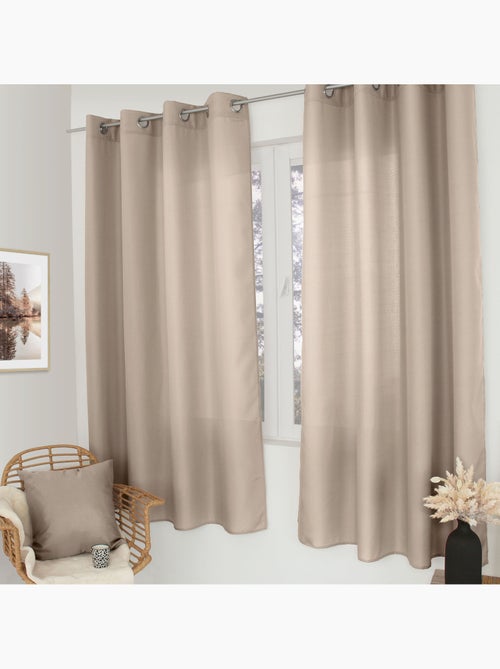 Cortina unida con ollaos - Kiabi