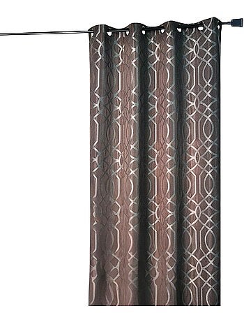 Cortina Vestir en Jacquard Motivo Geométrico