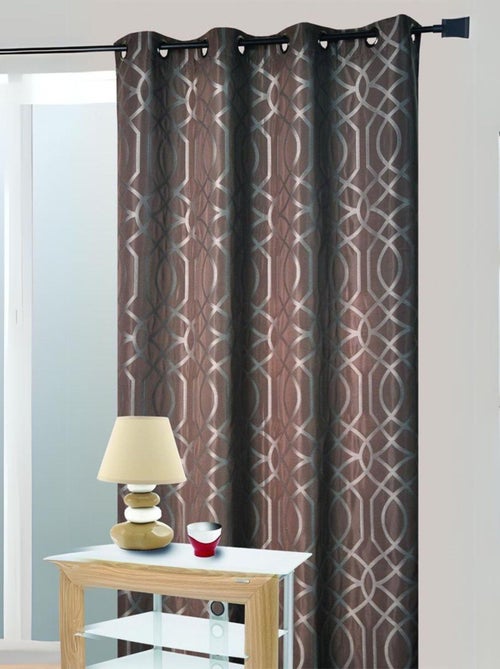 Cortina Vestir en Jacquard Motivo Geométrico - Kiabi