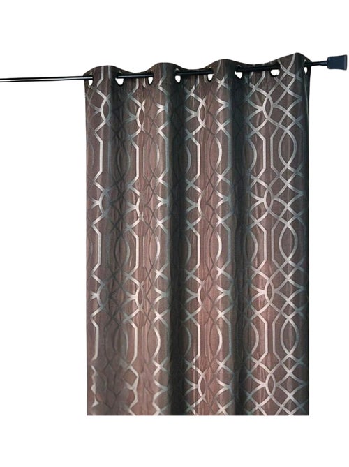 Cortina Vestir en Jacquard Motivo Geométrico - Kiabi Cortina Vestir en Jacquard Motivo Geométrico - Kiabi