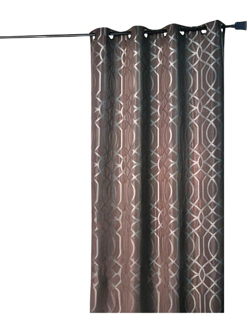 Cortina Vestir en Jacquard Motivo Geométrico - Kiabi Cortina Vestir en Jacquard Motivo Geométrico - Kiabi