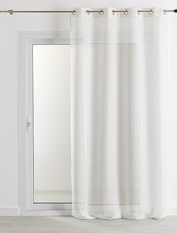 Cortina visillo 100% lino