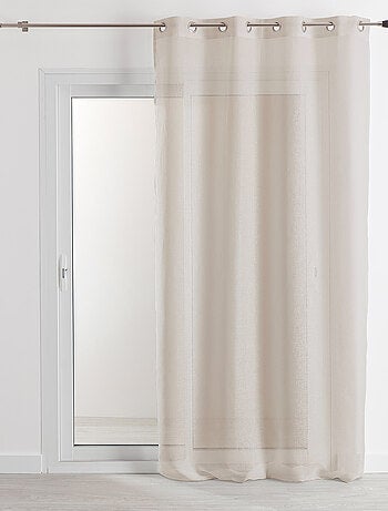Cortina visillo 100% lino