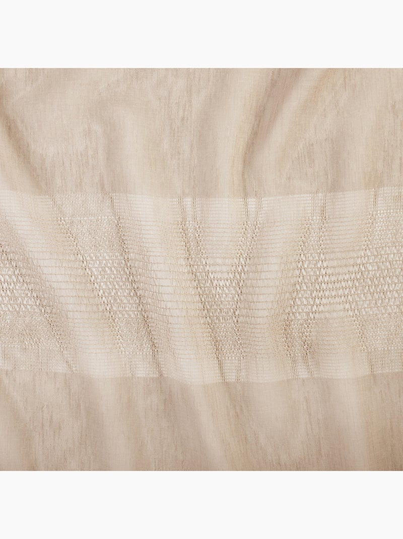 Cortinas caladas estilo macramé Beige - Kiabi