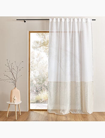 Cortinas colgantes 3 en 1 bicolor LUZ