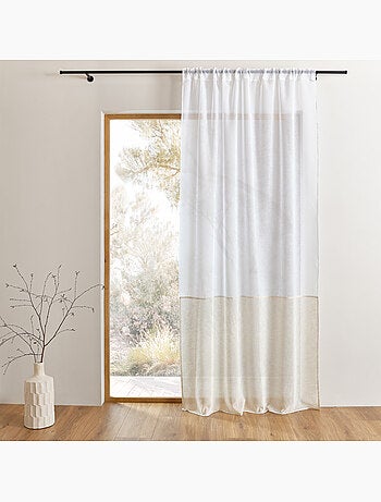 Cortinas colgantes 3 en 1 bicolor LUZ