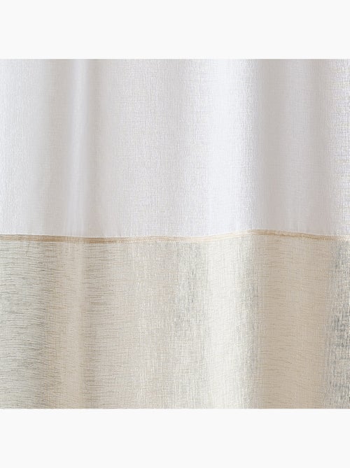 Cortinas colgantes 3 en 1 bicolor LUZ - Kiabi Cortinas colgantes 3 en 1 bicolor LUZ - Kiabi