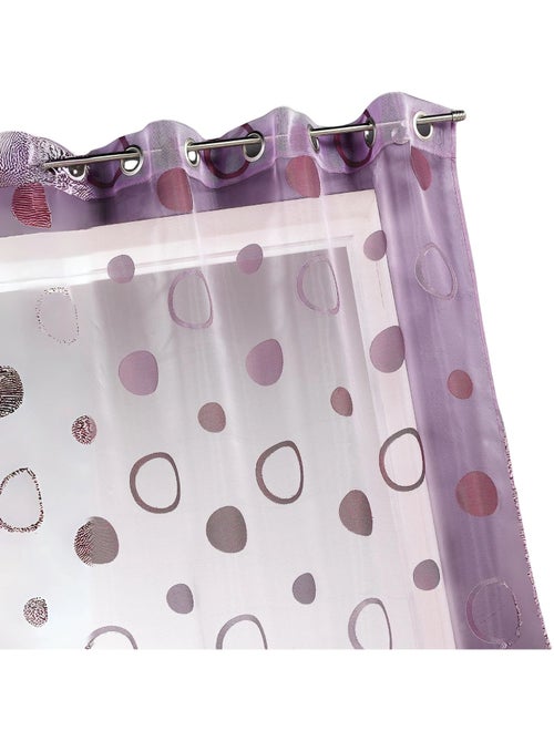 Cortinas de colores con círculos listas para instalar - Kiabi