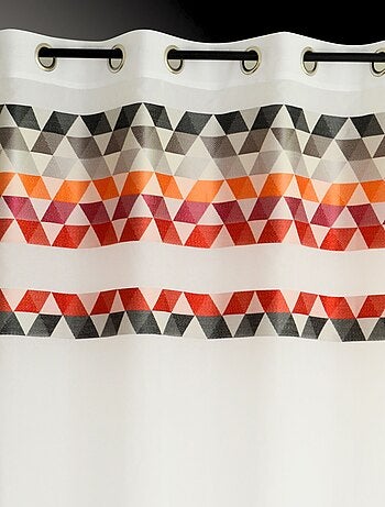 Cortinas de estameña "triángulo" de cara alta