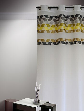 Cortinas de estameña "triángulo" de cara alta