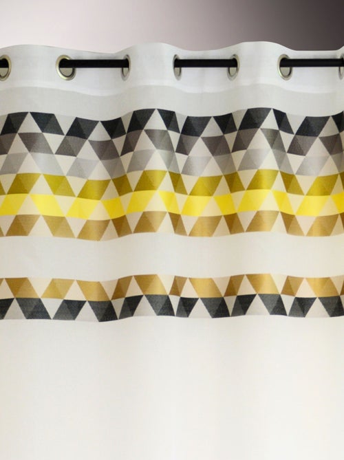 Cortinas de estameña "triángulo" de cara alta - Kiabi