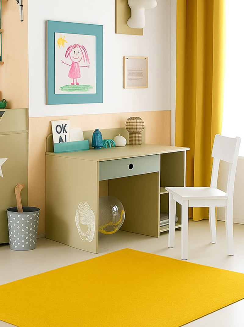 Cortinas de gasa de algodón orgánico Beige - Kiabi