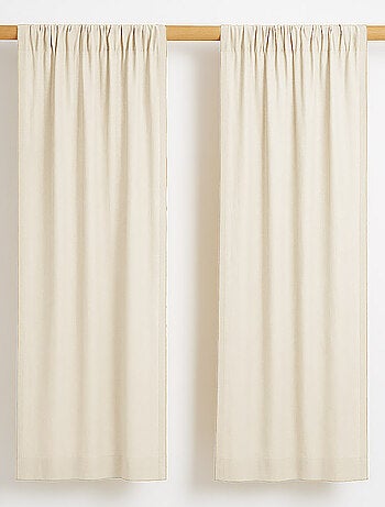 Cortinas de gasa de algodón orgánico