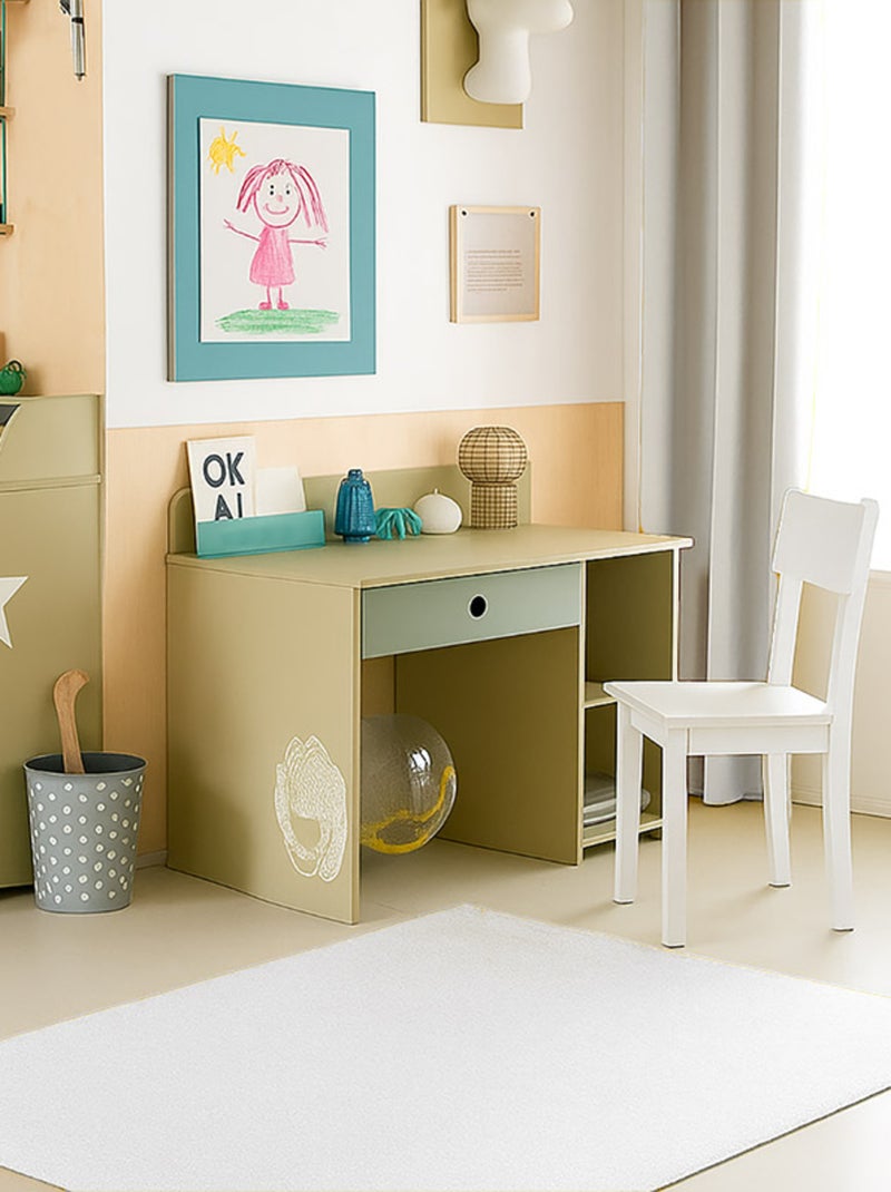 Cortinas de gasa de algodón orgánico Blanco - Kiabi