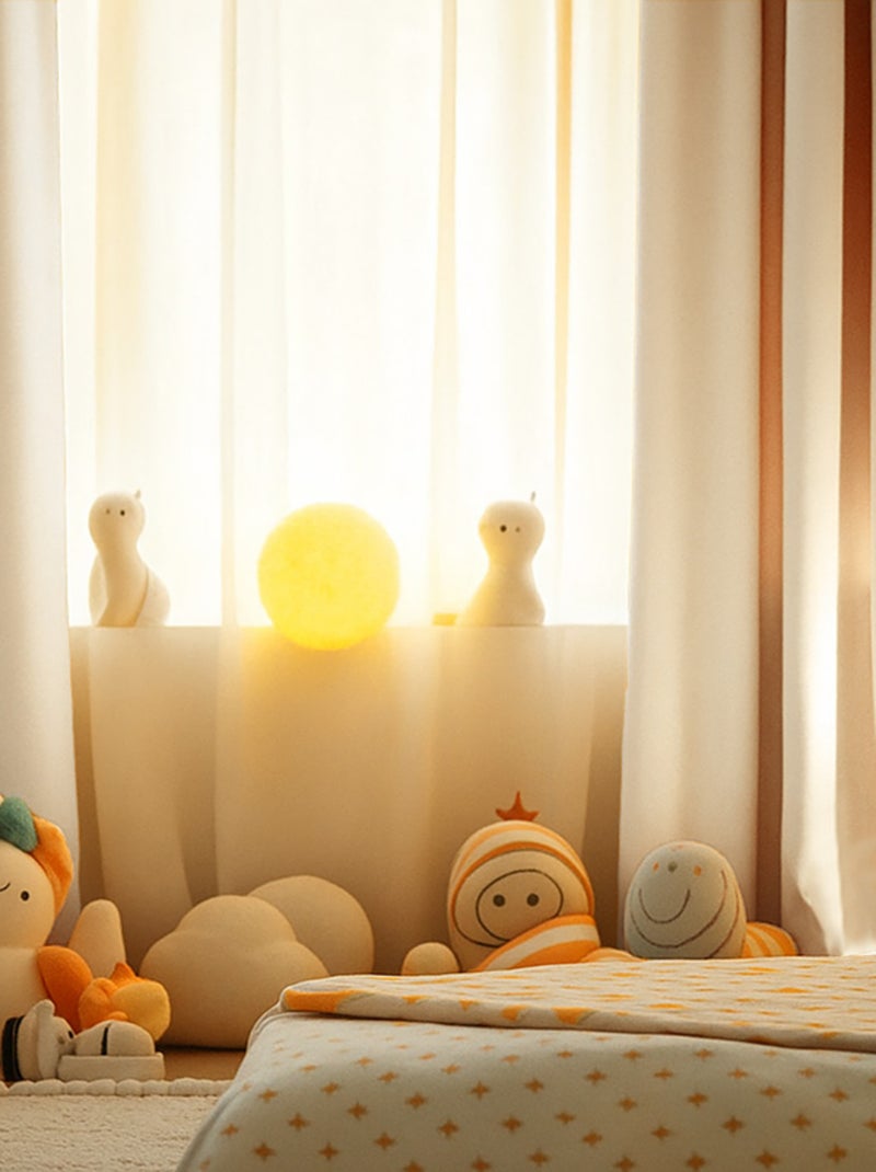 Cortinas de gasa de algodón orgánico Blanco - Kiabi