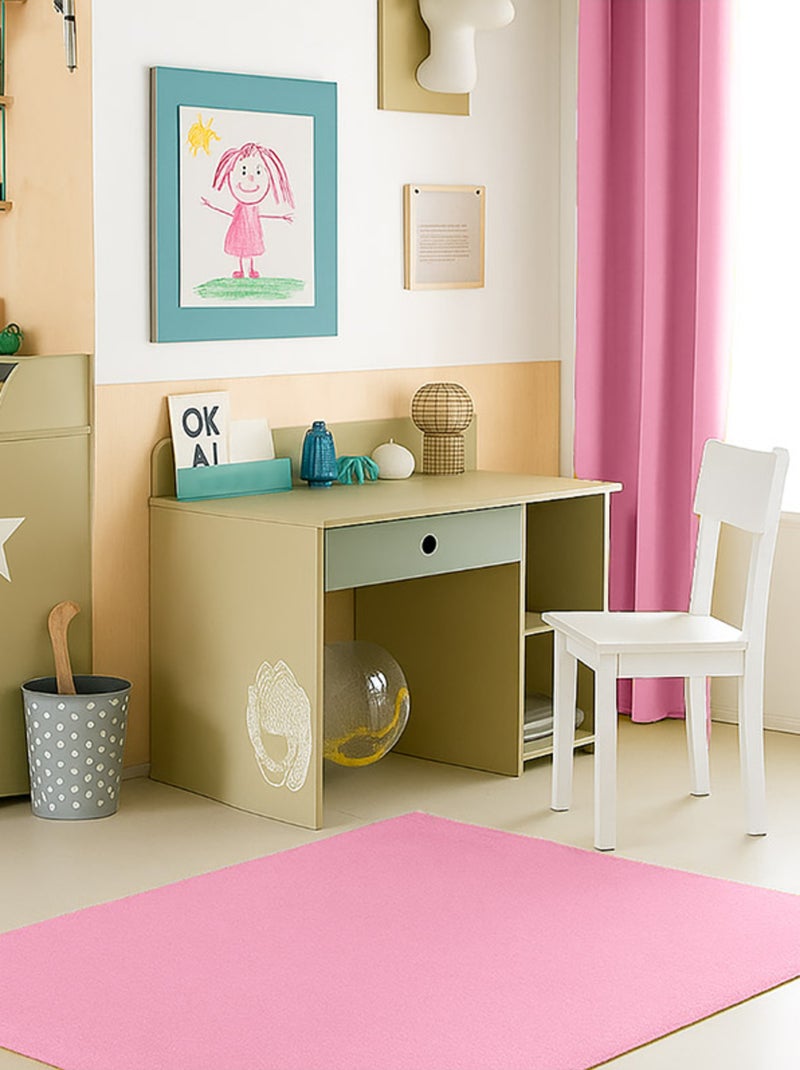 Cortinas de gasa de algodón orgánico Rosa - Kiabi