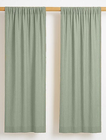 Cortinas de gasa de algodón orgánico