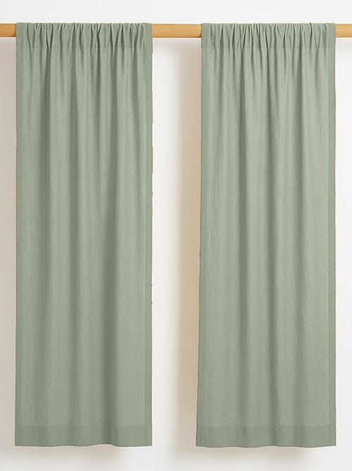 Cortinas de gasa de algodón orgánico - Kiabi