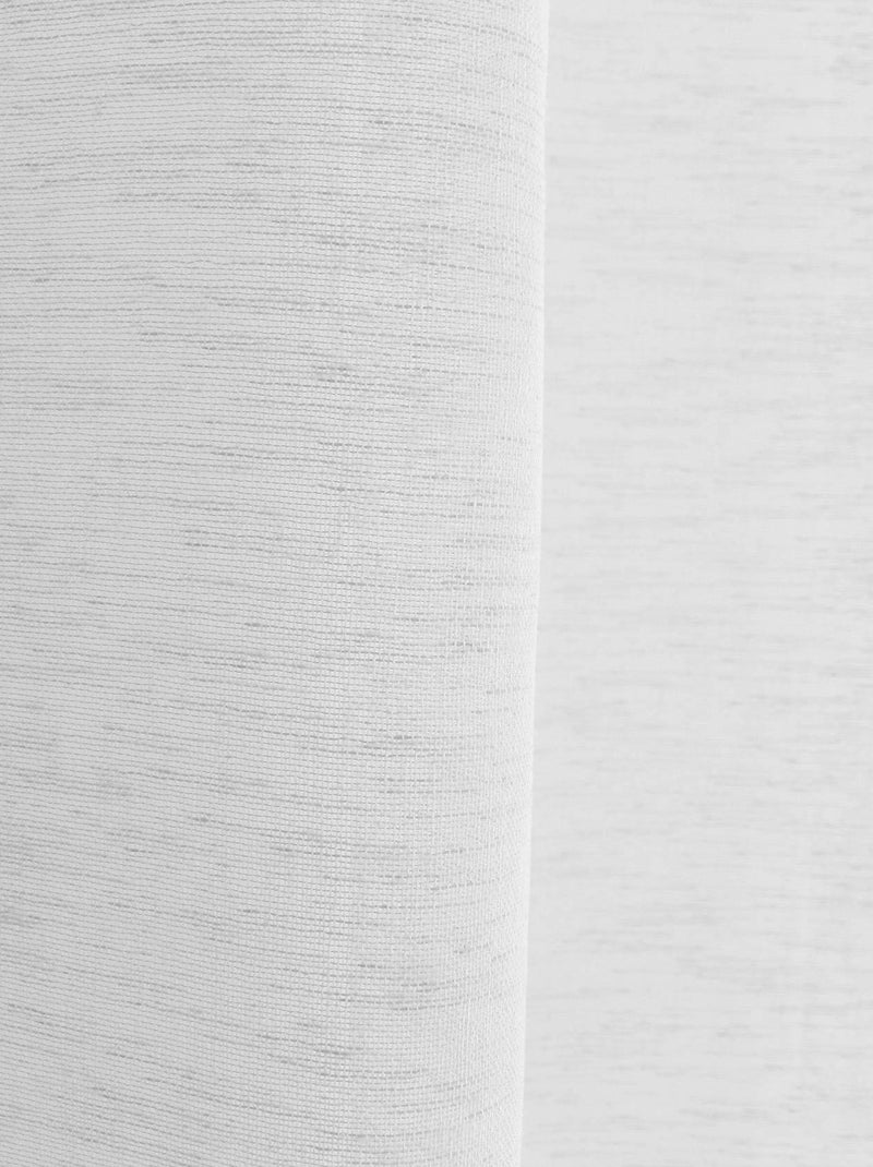 Cortinas de lino Blanco - Kiabi