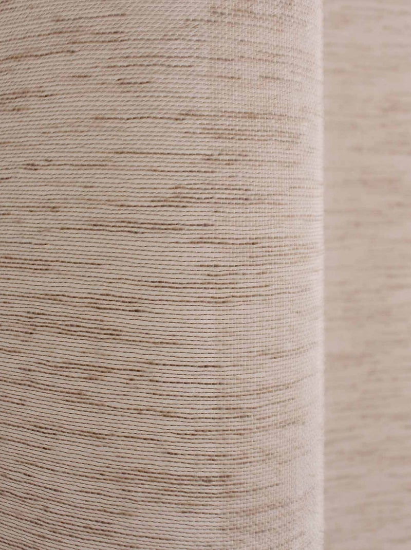 Cortinas de lino Madera natural - Kiabi