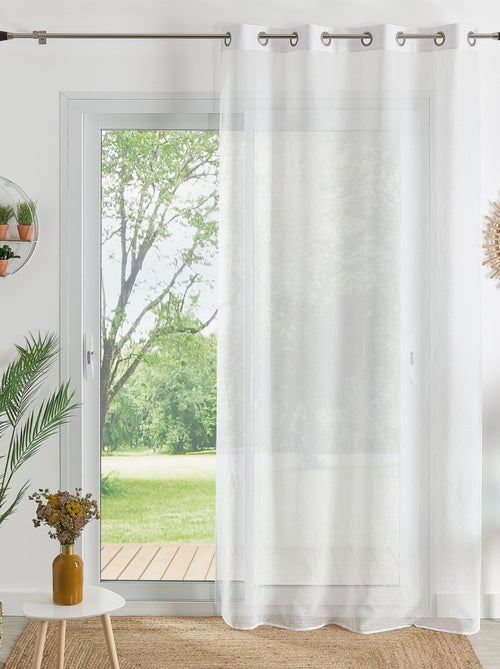 Cortinas de ojales M1 ignífugas - Kiabi Cortinas de ojales M1 ignífugas - Kiabi