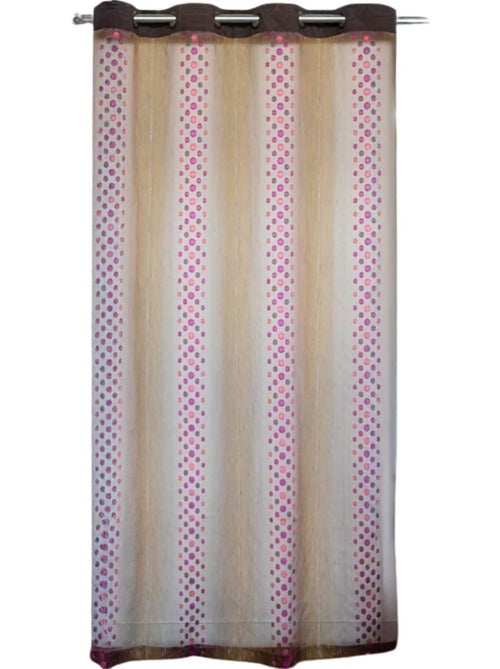 Cortinas de visillo con estampado de lunares y rayas - Kiabi Cortinas de visillo con estampado de lunares y rayas - Kiabi