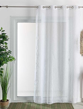 Cortinas de visillo con rayas de fantasía