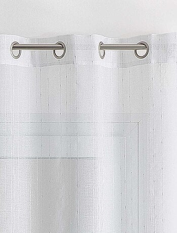 Cortinas de visillo con rayas de fantasía
