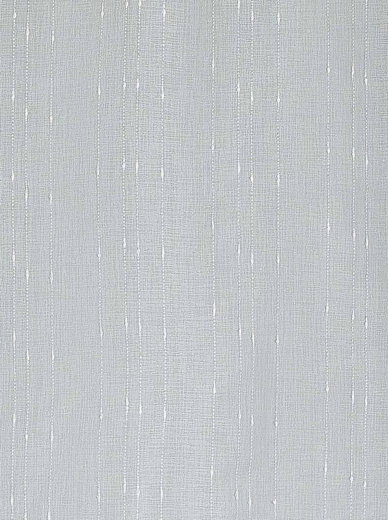Cortinas de visillo con rayas de fantasía Blanco - Kiabi