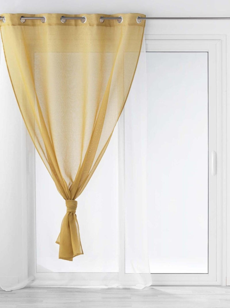 Cortinas dobles de colores Amarillo - Kiabi