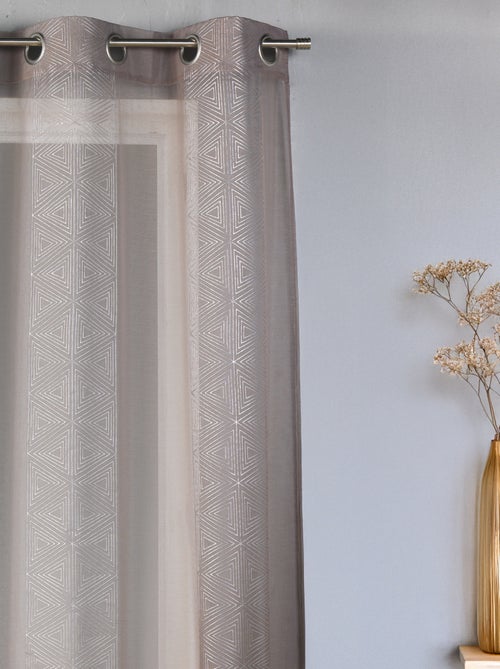 Cortinas gráficas trinagle - Kiabi