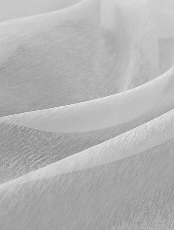 Cortinas ignífugas M1 efecto lino con fruncidos