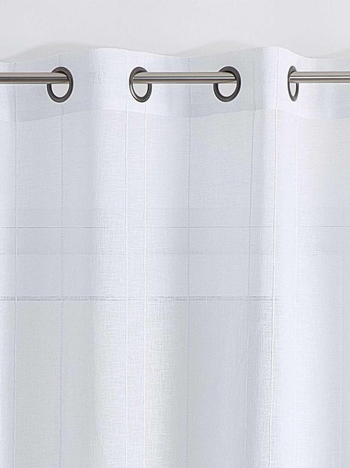 Cortinas lisas de rayas finas - Kiabi Cortinas lisas de rayas finas - Kiabi