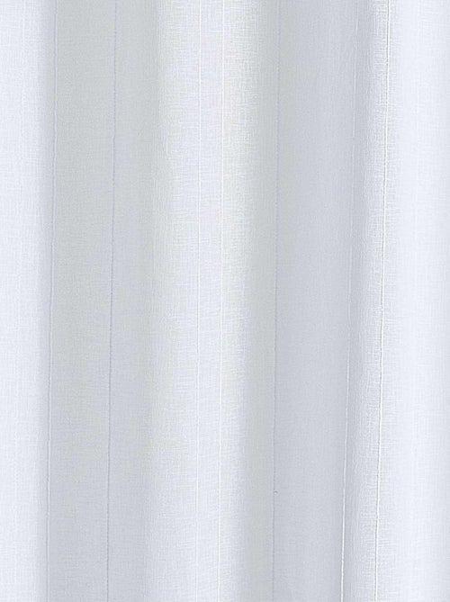Cortinas lisas de rayas finas - Kiabi Cortinas lisas de rayas finas - Kiabi