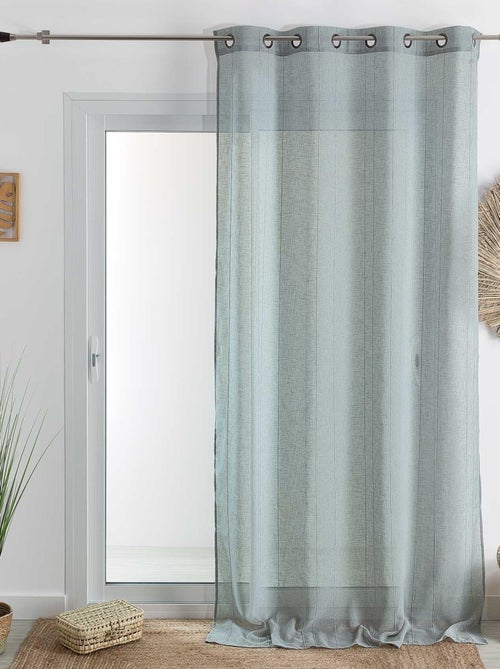 Cortinas lisas de rayas finas - Kiabi