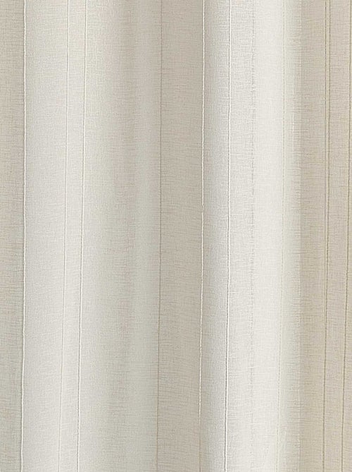 Cortinas lisas de rayas finas - Kiabi