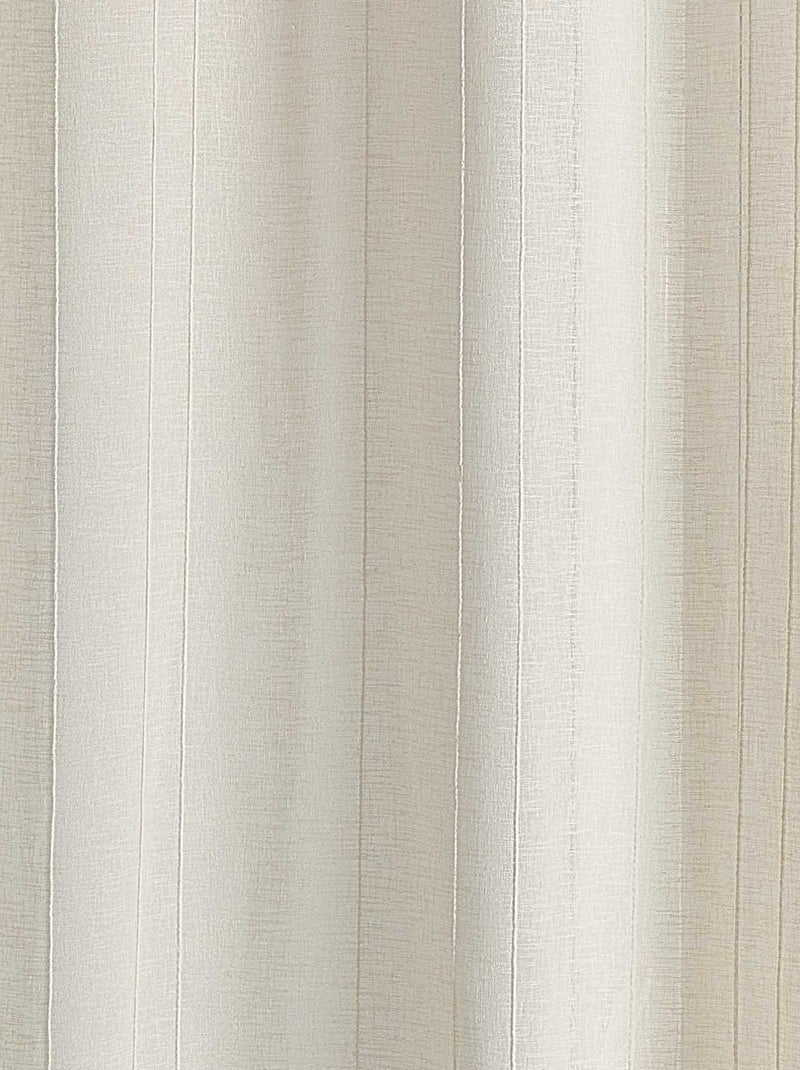 Cortinas lisas de rayas finas Madera natural - Kiabi