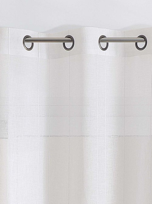 Cortinas lisas de rayas finas - Kiabi
