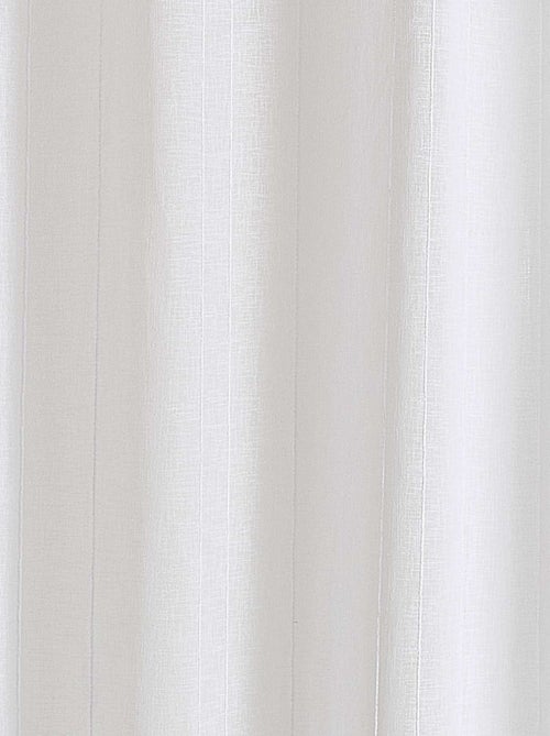 Cortinas lisas de rayas finas - Kiabi