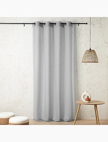 Cortinas lisas y de rejilla de poli/lino