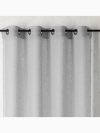 Cortinas lisas y de rejilla de poli/lino