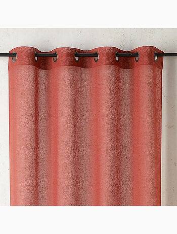 Cortinas lisas y de rejilla de poli/lino