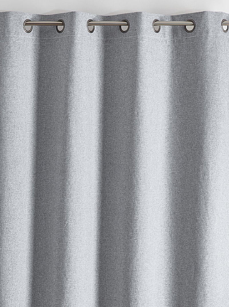 Cortinas térmicas y opacas de invierno y verano Gris - Kiabi