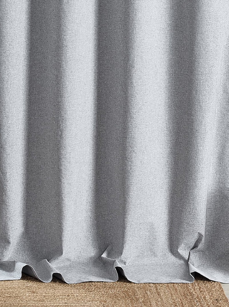 Cortinas térmicas y opacas de invierno y verano Gris - Kiabi